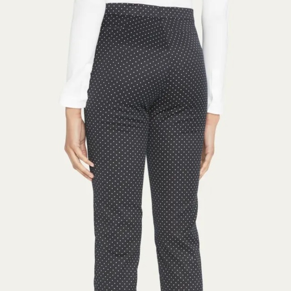 AKRIS PUNTO Franca Polka-Dot Stretch Polka-Dot Pants 10 - Picture 4 of 14